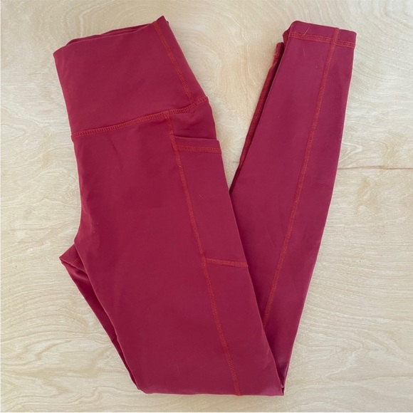 Buffbunny Luna Pocket leggings - XS - Red - Picture 2 of 7